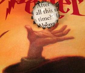  After All This Time Always Harry Potter Antiqued Bronze Ornate Book Page Ring Snape Dumbledore Lily